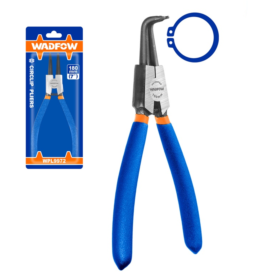 Wadfow WPL9974 Bent Circlip Pliers 7