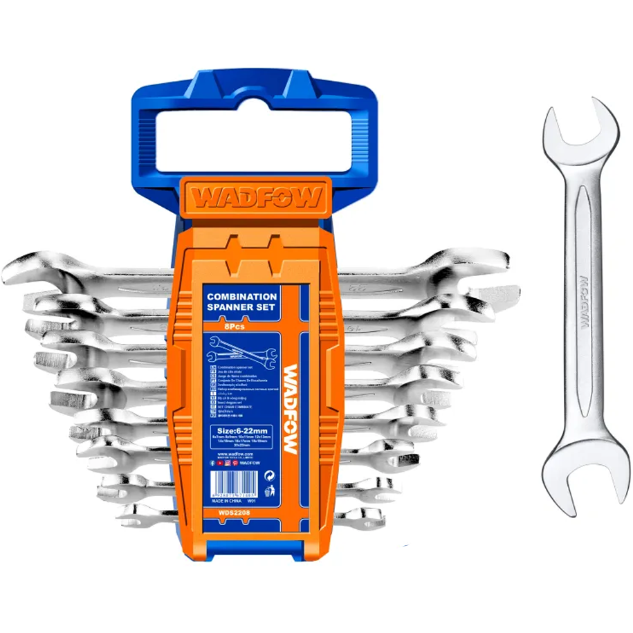 Wadfow WDS2208 Double Open End Spanner Set | Wadfow by KHM Megatools Corp.