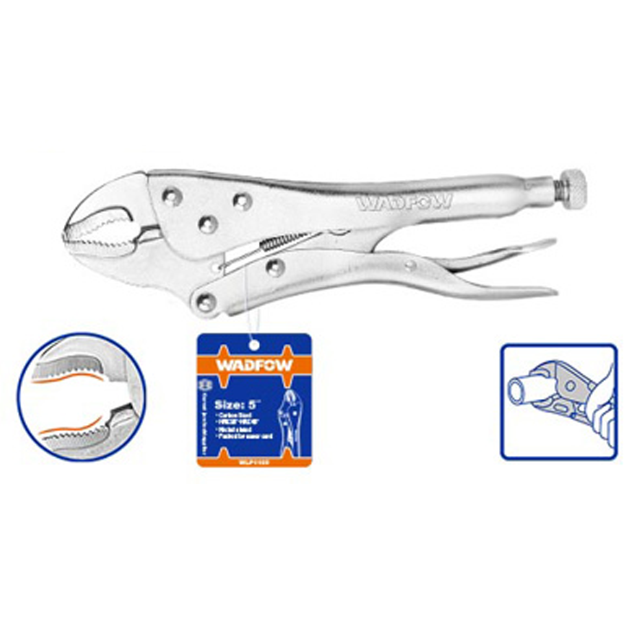 Wadfow WLP1107 Curved Jaw Locking Pliers 7