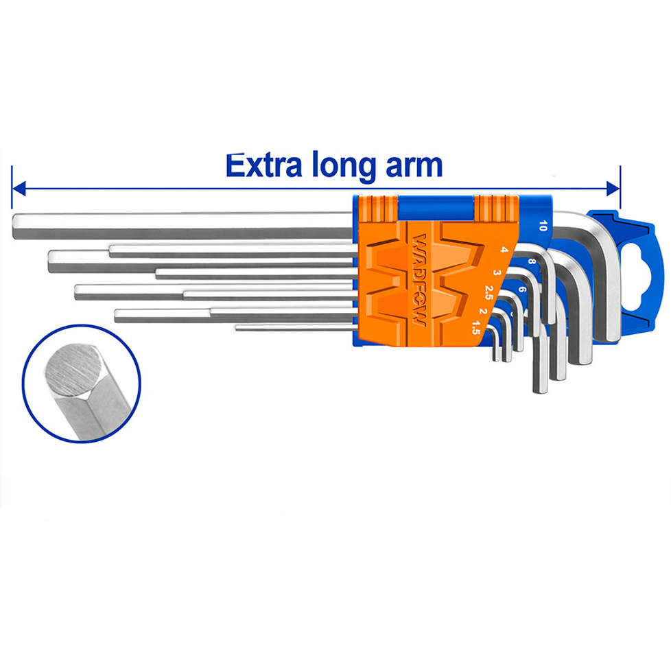 Wadfow WHK1292 Hex Key (Extra Long Arm) | Wadfow by KHM Megatools Corp.