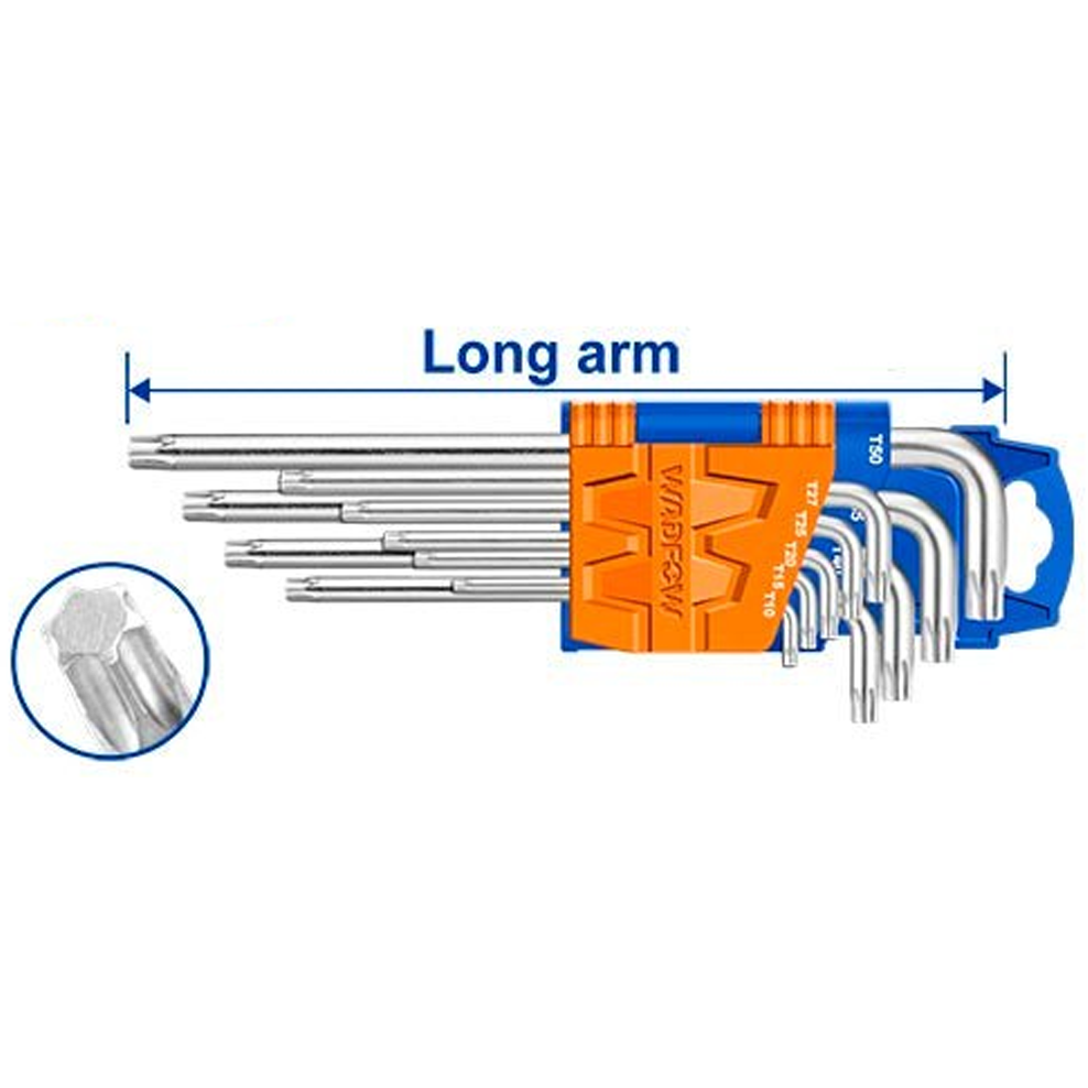 Wadfow WHK3291 Torx Key (Long Arm) | Wadfow by KHM Megatools Corp.