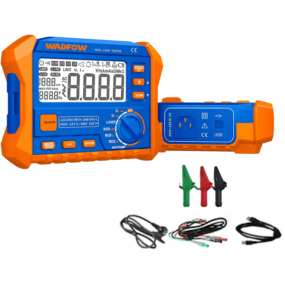 Wadfow WDM9506 RCD/Loop Tester - KHM Megatools Corp.