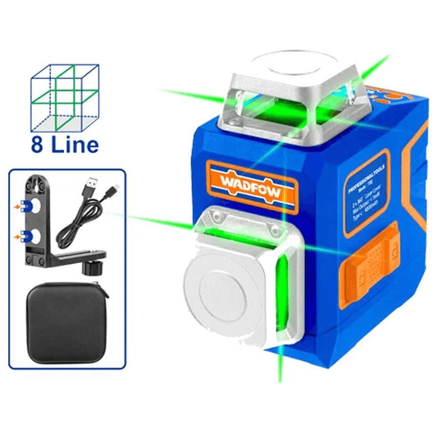 Wadfow WLE1M08 Self-Leveling Line Laser (Green Laser) - KHM Megatools Corp.