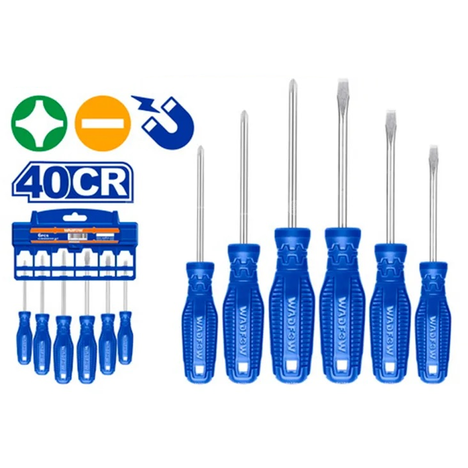 Wadfow WSS2206 Screwdriver Set 6Pcs | Wadfow by KHM Megatools Corp.