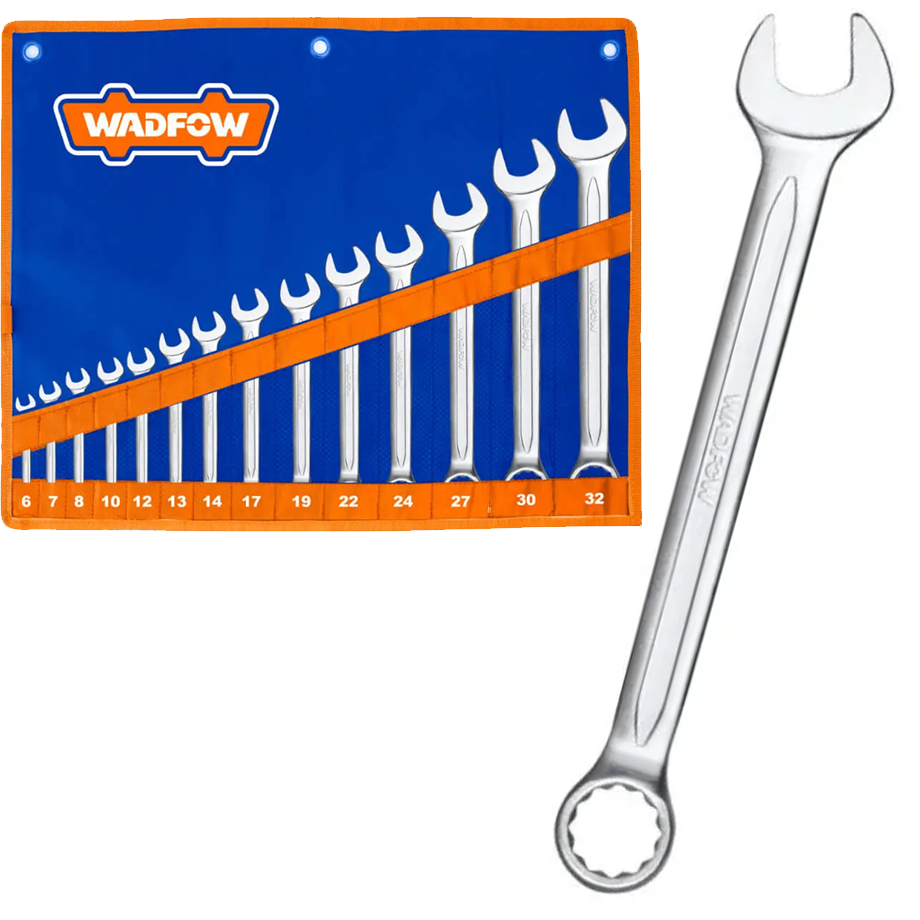 Wadfow WSP1M14 Combination Spanner Set 14pcs | Wadfow by KHM Megatools Corp.