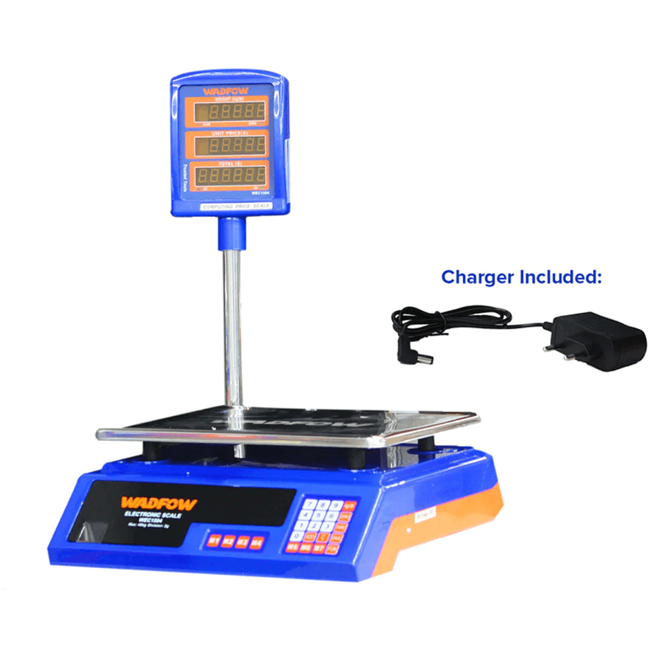 Wadfow WEC1504 Electronic Scale 40KG - KHM Megatools Corp.