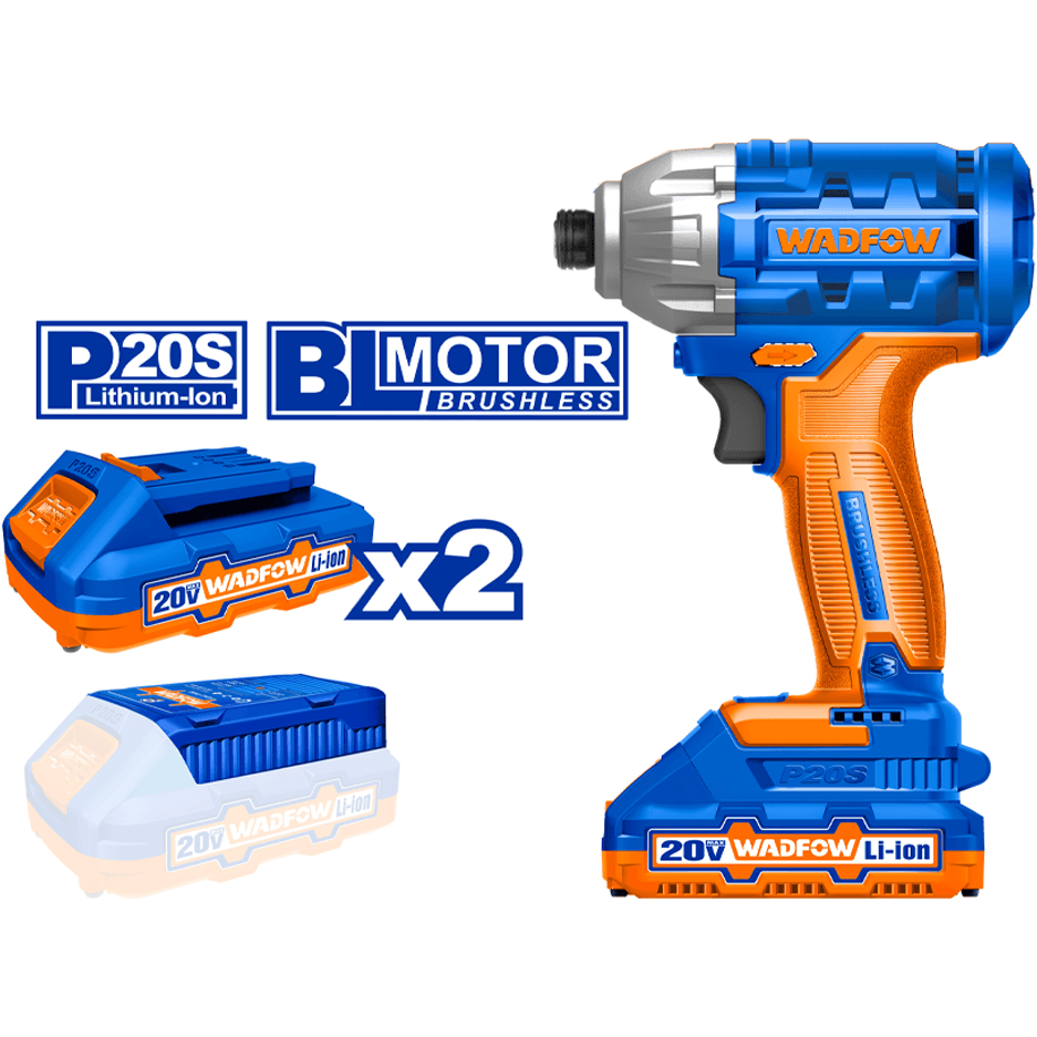 Wadfow WCD2512 Li-Ion Impact Driver 20V - KHM Megatools Corp.