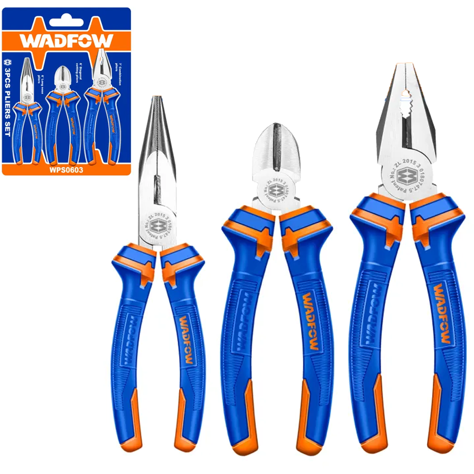 Wadfow WPS0603 Pliers 3Pcs Set | Wadfow by KHM Megatools Corp.