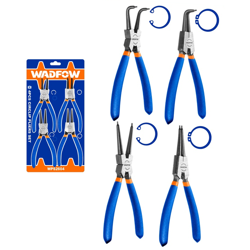 Wadfow WPS2604 Circlip Plier 4Pcs Set | Wadfow by KHM Megatools Corp.