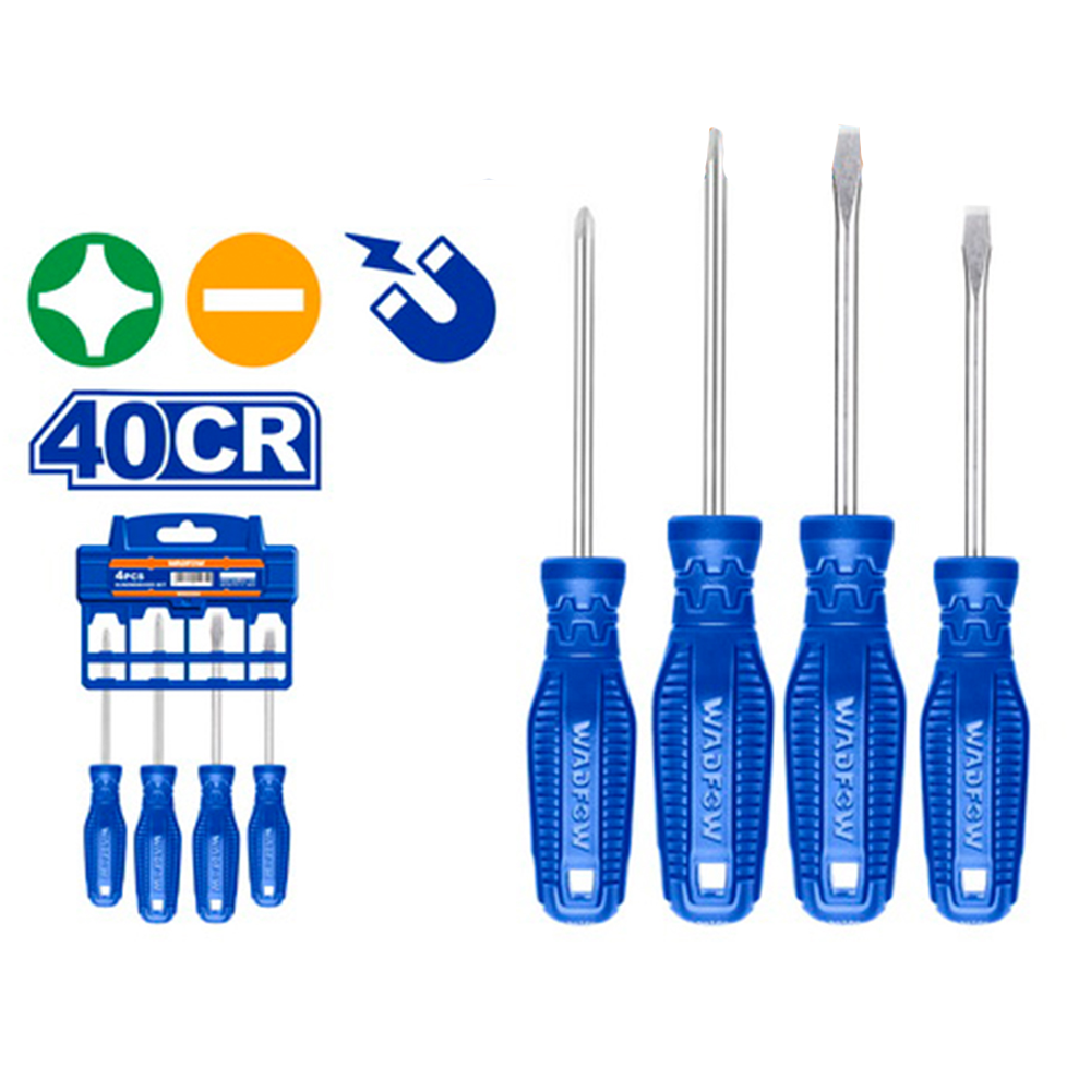 Wadfow WSS2204 Screwdriver Set 4Pcs | Wadfow by KHM Megatools Corp.