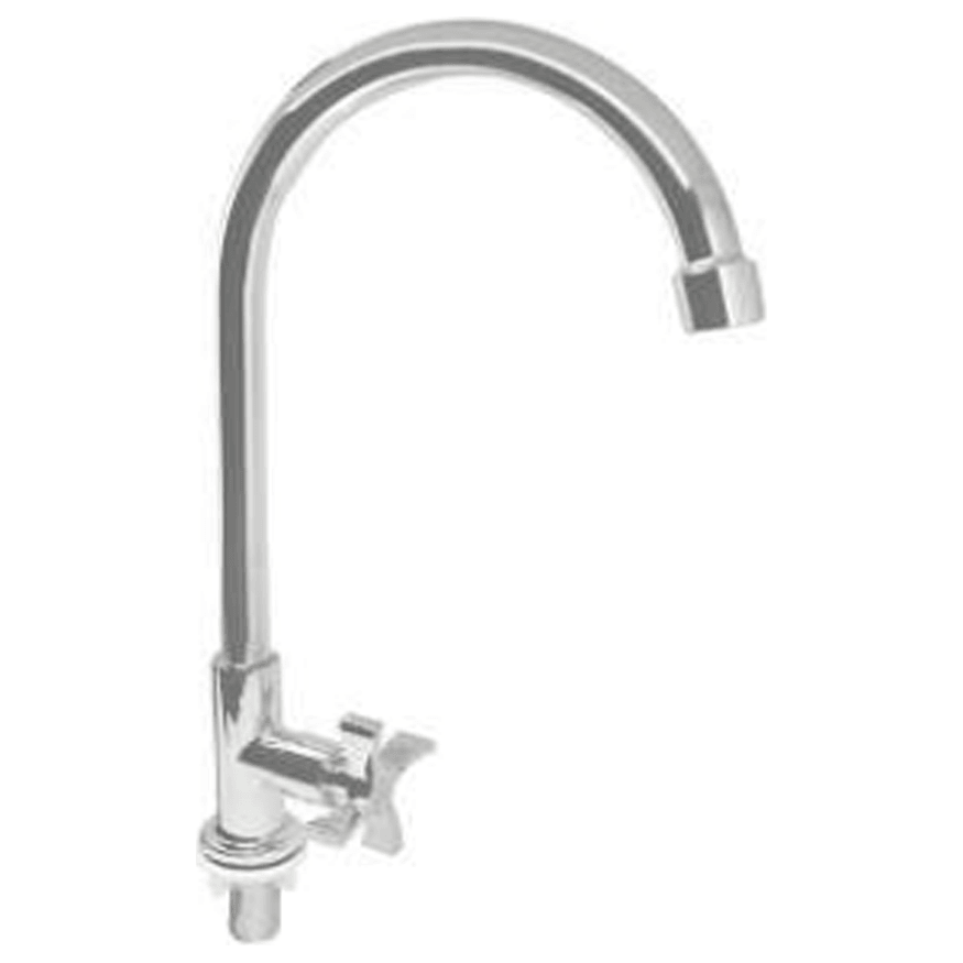 Waterhouse WH220202 Gooseneck Sink Tap Faucet Long Cross Handle 21