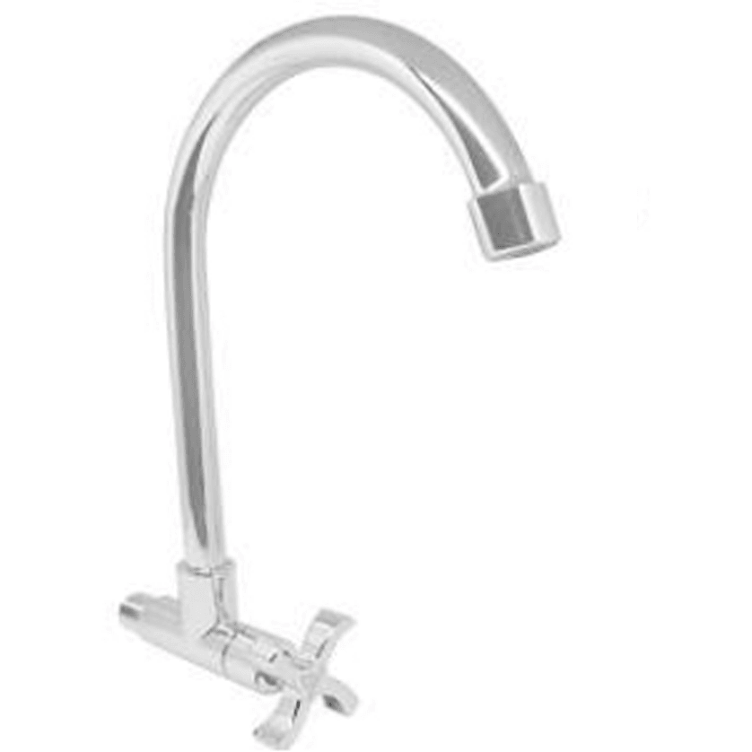 Waterhouse WH210202 Gooseneck Faucet Long Cross Handle 19