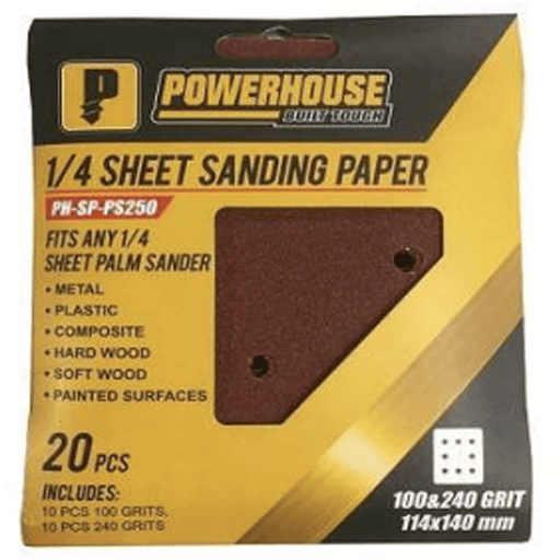 Powerhouse Sanding Paper for Palm Sander 114X140MM - KHM Megatools Corp.