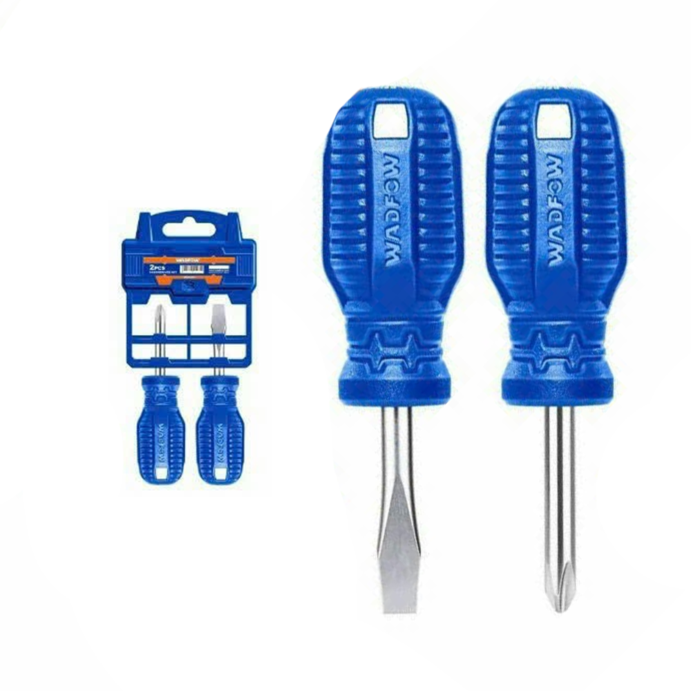 Wadfow WSS2202 Stubby Screwdriver Set 2Pcs | Wadfow by KHM Megatools Corp.