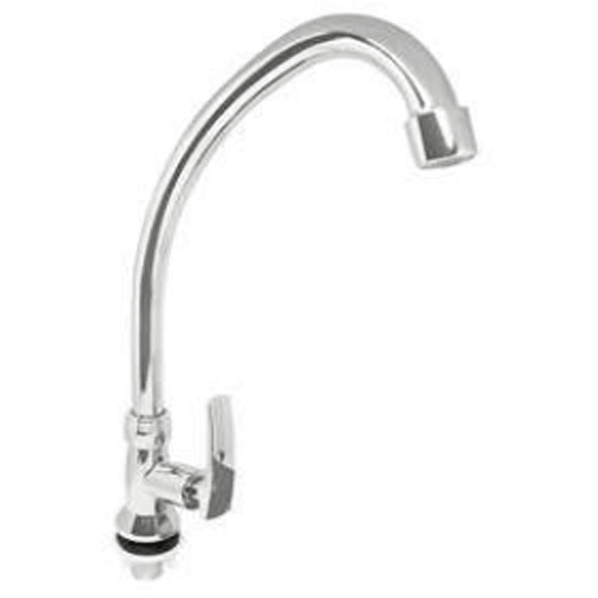 Waterhouse WH52021 Gooseneck Sink Tap Faucet Lever Handle 18