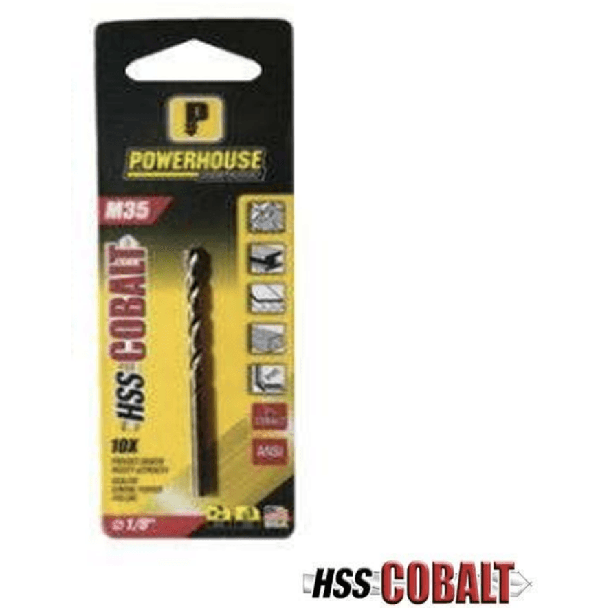 Powerhouse ANSI M35 Jobber Drill Bit (Blister Pack) - KHM Megatools Corp.