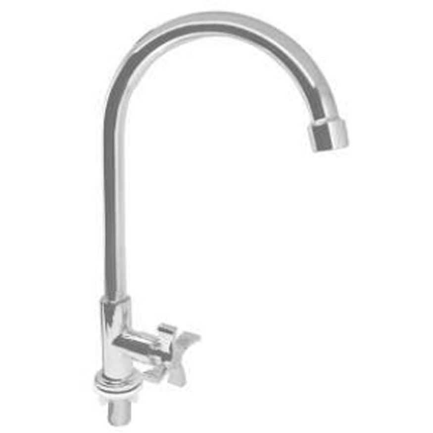 Waterhouse WH220202 Gooseneck Sink Tap Faucet Long Cross Handle 21