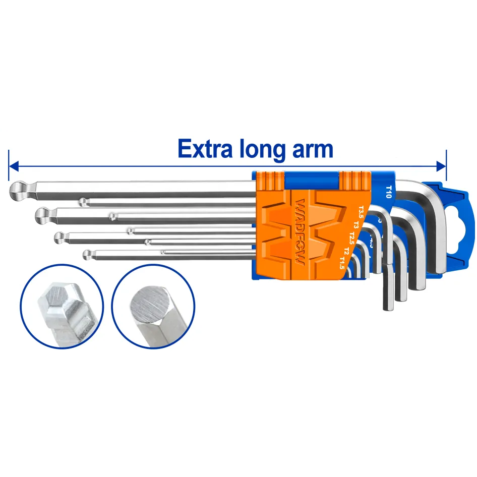 Wadfow WHK2292 Ball Point Hex Key (Extra Long Arm) | Wadfow by KHM Megatools Corp.