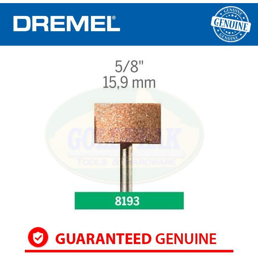 Dremel 8193 Aluminum Oxide Grinding Stone - Goldpeak Tools PH Dremel