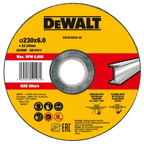 Dewalt DW4549AIA Grinding Disc 9