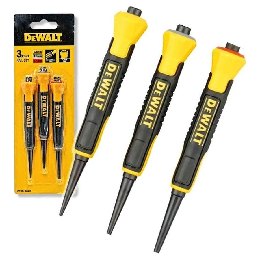 Dewalt DWHT0‐58018 Nail Punch Set 3pcs - KHM Megatools Corp.