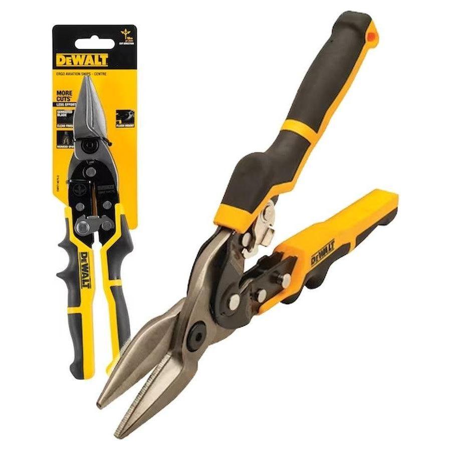 Dewalt DWHT14675‐0 Ergo Aviation Snip Straight Cut - KHM Megatools Corp.