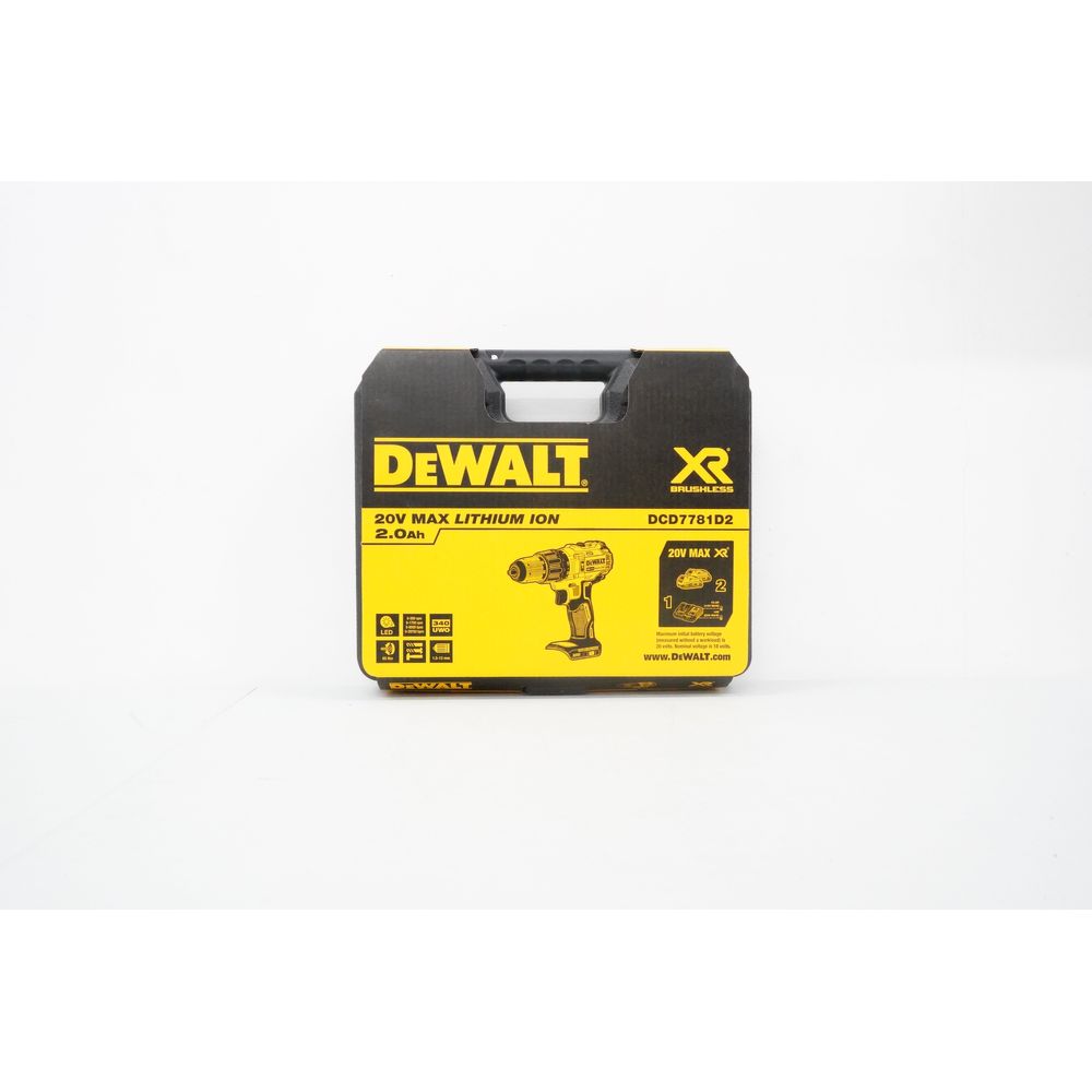 Dewalt DCD7781D2 20V Cordless Brushless Hammer Drill [Kit]