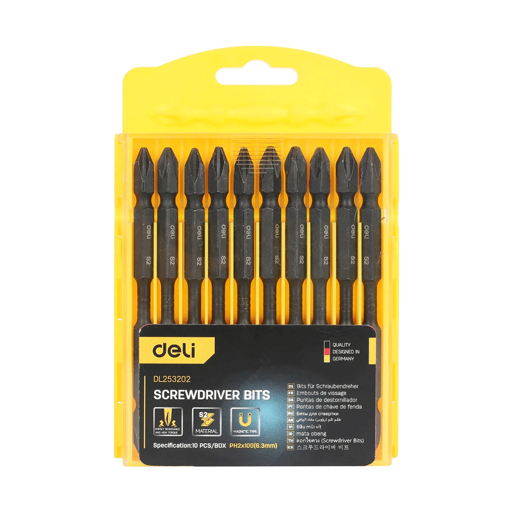 Deli EDL252202-253202 Impact Screwdriver Bit | Deli by KHM Megatools Corp.