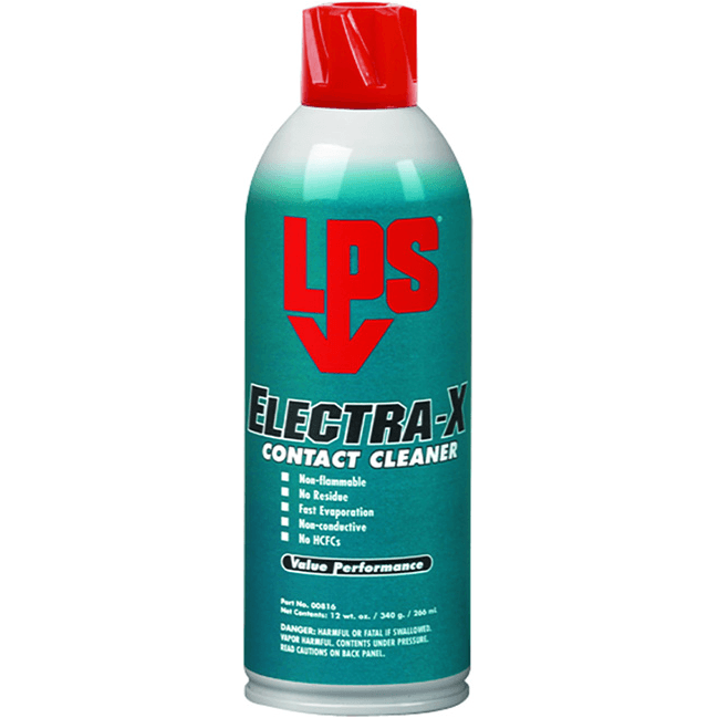 LPS 00816 Electra-X Non-Flammable Contact Cleaner 12oz - KHM Megatools Corp.