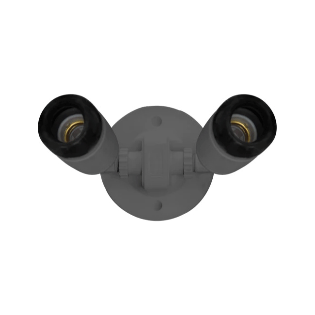 Firefly FELH212  Weatherproof Twin E27 Lampholder  Wall / Eaves Mount  for PAR30 & PAR38 Lamps
