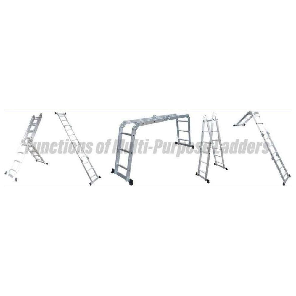 Megatools Multi-Purpose Ladder Aluminum – Goldpeak Tools PH