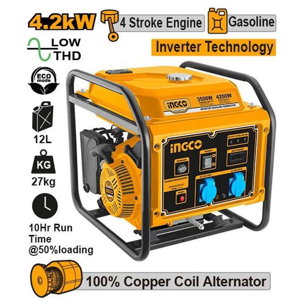 Ingco GEIF42001-5P Inverter Gasoline Generator - KHM Megatools Corp.