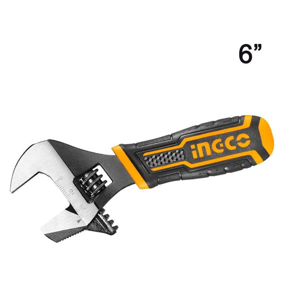 Ingco HADWS088 2-IN-1 Stubby Adjustable Wrench - KHM Megatools Corp.