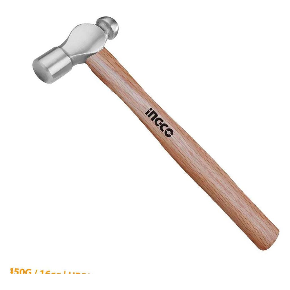 Ingco Ball Pein Hammer (Wooden Handle) - KHM Megatools Corp.