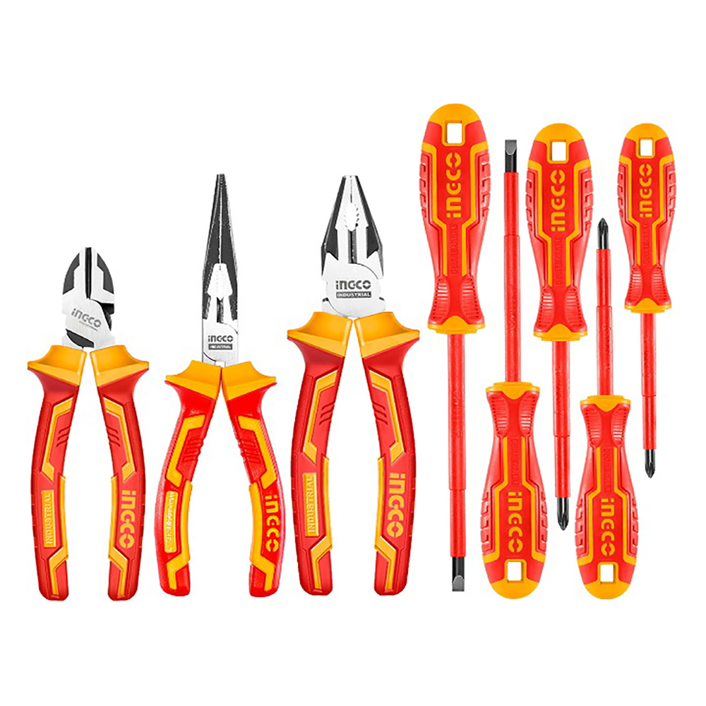 Ingco HKIST3061 Insulated Hand Tools Set 8Pcs