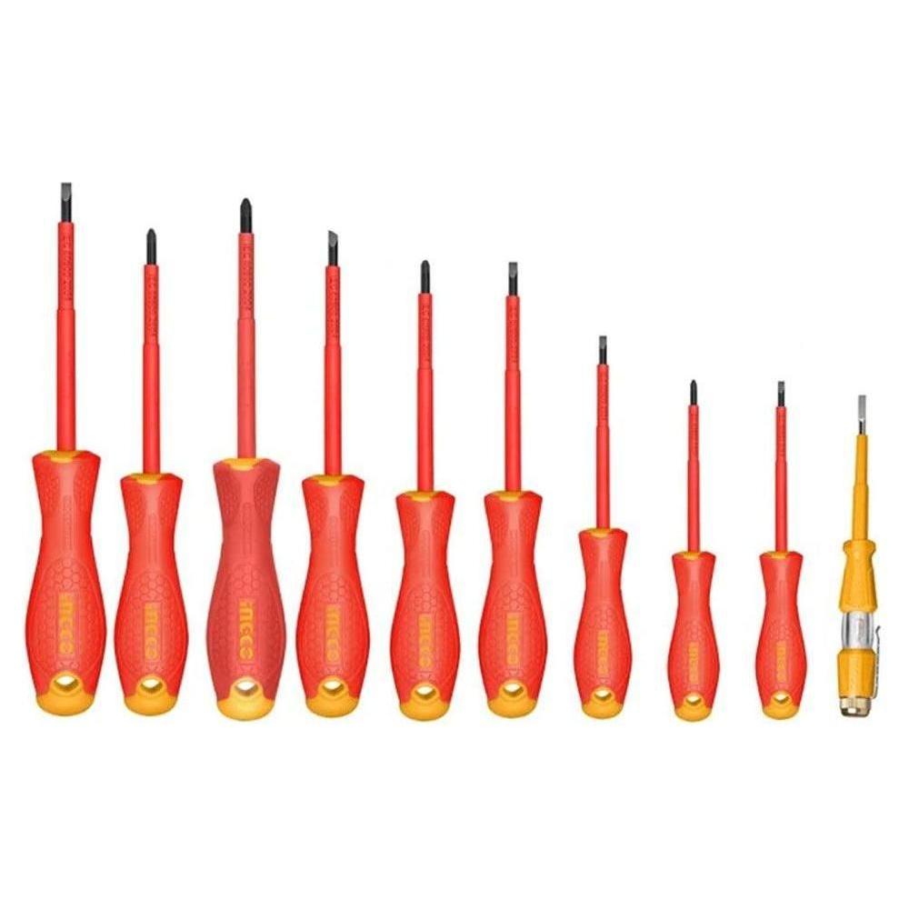 Ingco HKTV01S101 Insulated Hand Tools 10Pcs Set - KHM Megatools Corp.