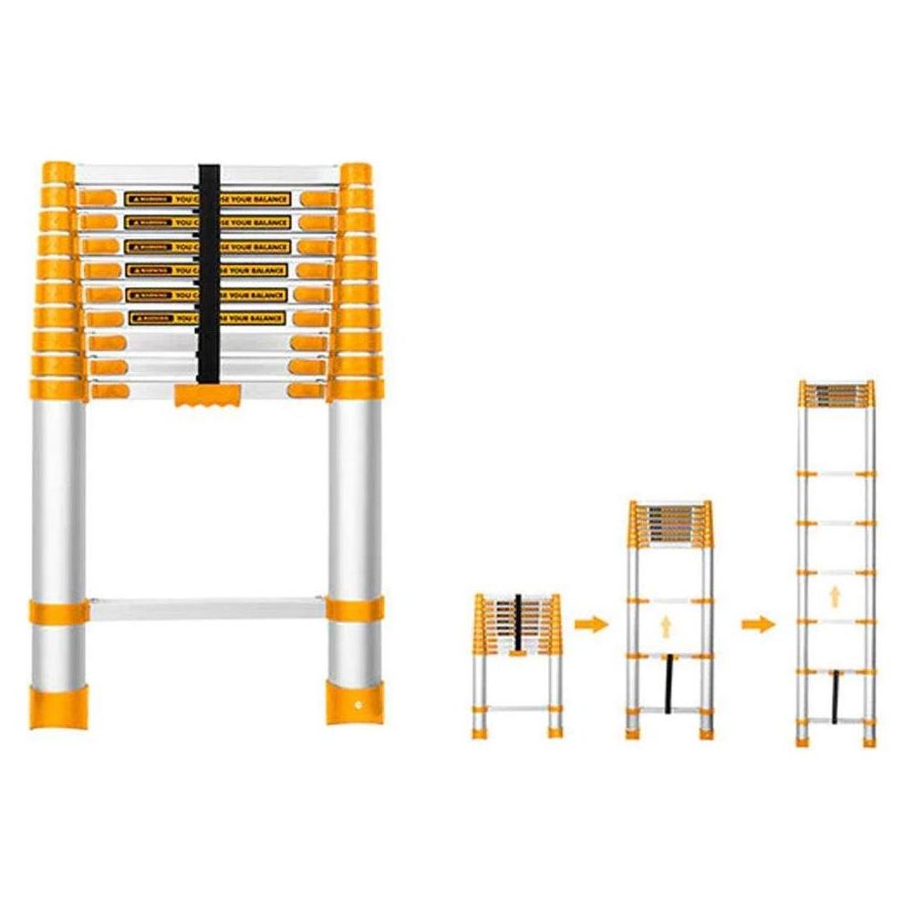 Ingco HLAD08101 Telescopic Ladder - KHM Megatools Corp.