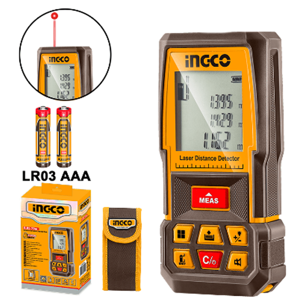 Ingco HLDD1008 Laser Distance Meter / Range Finder 100M