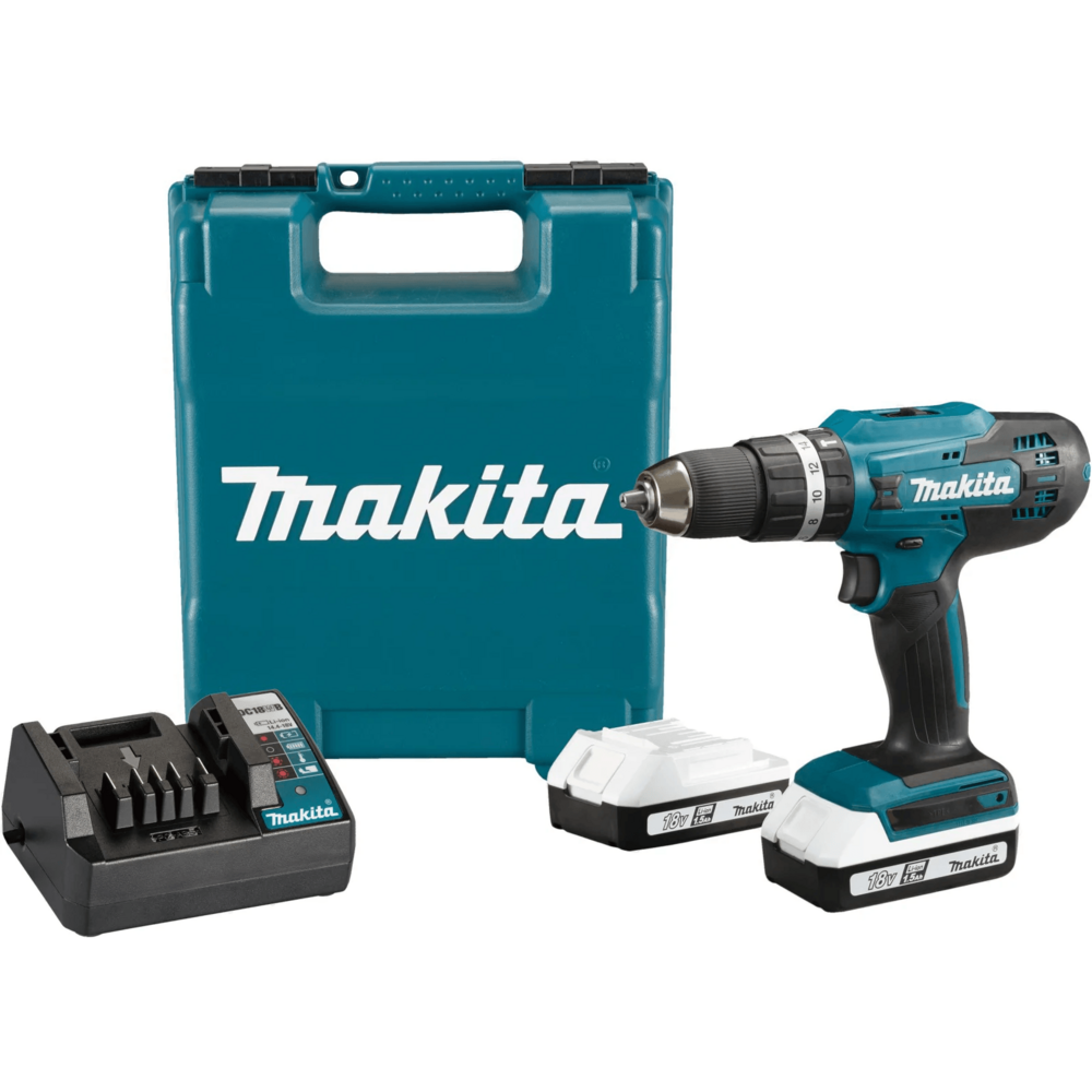 Makita HP488D006 18V Cordless Hammer Drill 13mm (G-Series) [Kit] [2.0Ah] - KHM Megatools Corp.