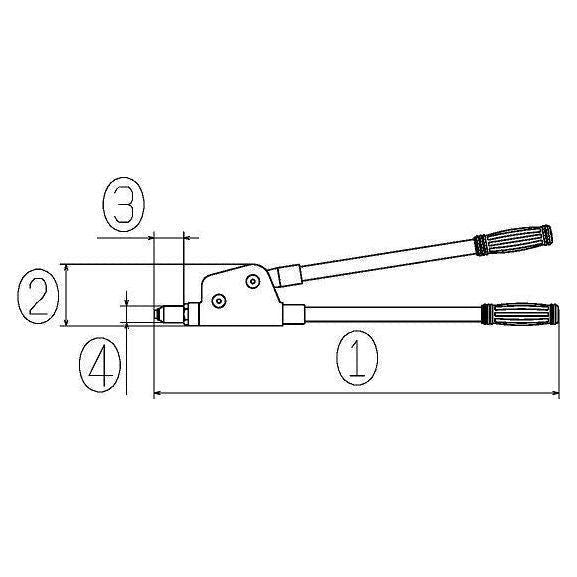 Lobster HR-003A Professional Hand Riveter - KHM Megatools Corp.