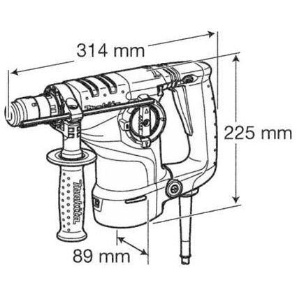 Makita HR2810 SDS-plus Rotary Hammer - Goldpeak Tools PH Makita