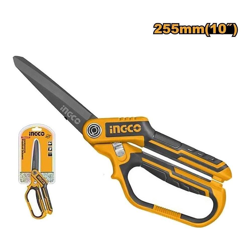 Ingco HSCRS832558 Rubber Grip Long-Blade Heavy Duty Scissors - KHM Megatools Corp.