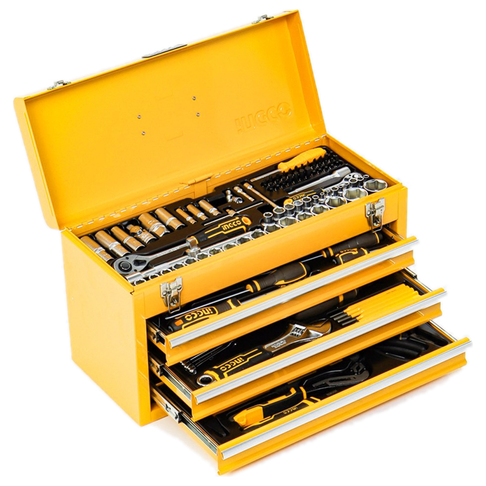 Ingco HTCS221321 Tool Chest Set 132Pcs