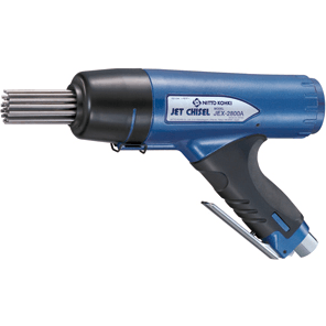 Nitto Kohki JEX-2800A CE Pneumatic Air Jet Chisel / Needle Scaler (Low Vibration) - KHM Megatools Corp.