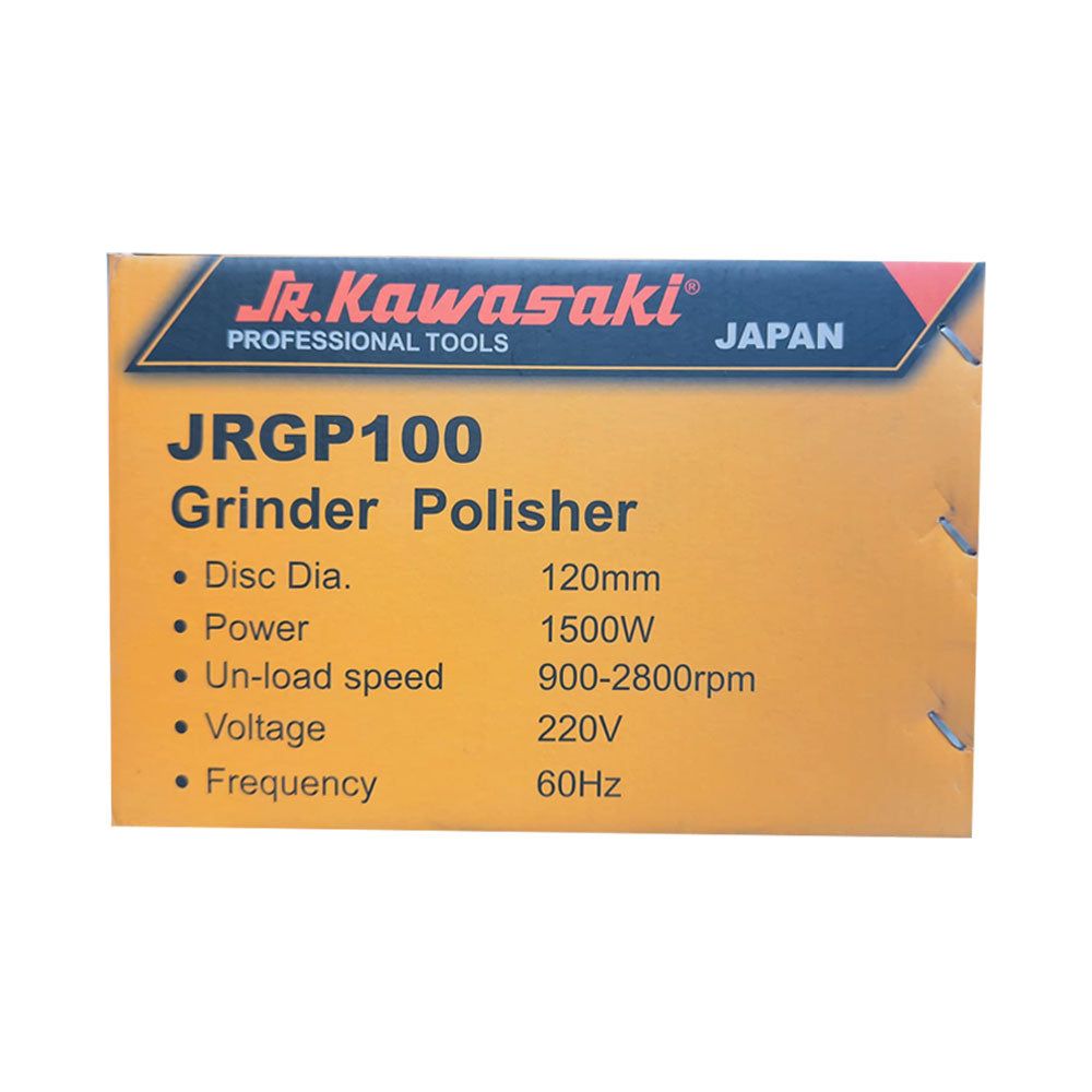 JR Kawasaki JRGP100 Grinding Polisher / Drum Sander 120mm 1500W