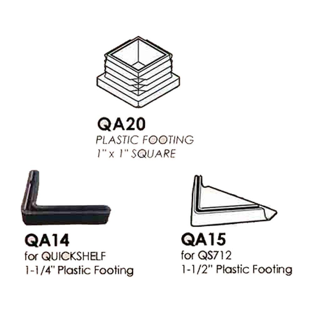 Viking Plastic Footing for Shelves