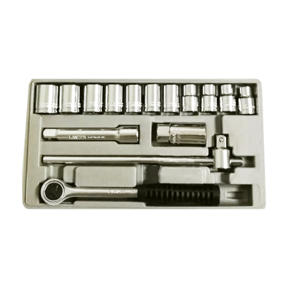 Lanzer 15pcs. Socket Wrench Set 1/2