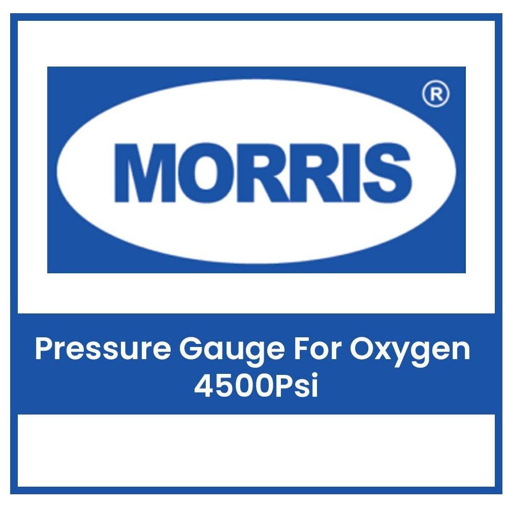 Morris Pressure Gauge For Oxygen 4500Psi