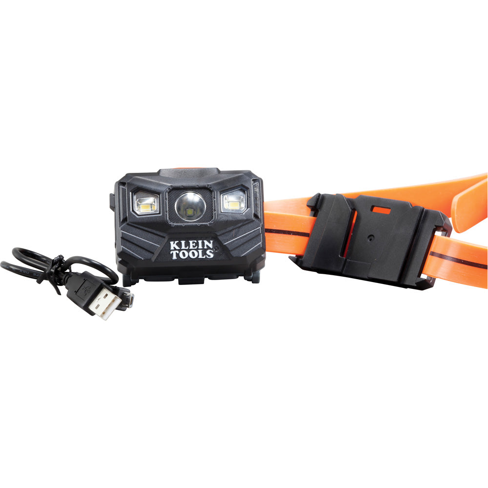 Klein 56064 Rechargeable Headlamp w/ Silicon Strap