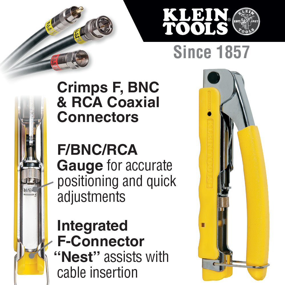 Klein VDV211-048 Multi-Connector Compression Crimper